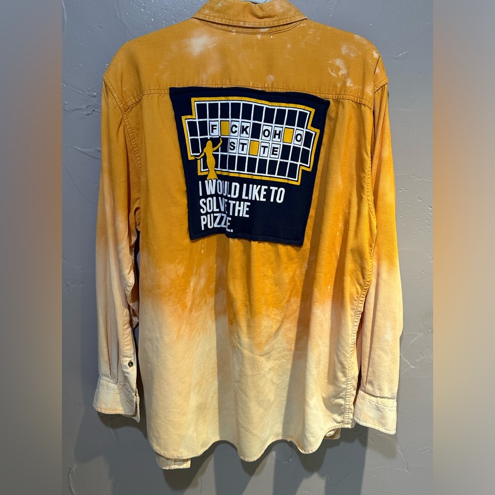 Rad Olive Ohio State/Michigan Flannel XL